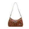 Bolso de mano texturizado de alta calidad al por mayor para mujer, nuevo bolso de hombro plisado de color liso para otoño 2026, bolso de axila para el día a día