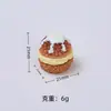 Juguete de Comida Hamburguesa con Salsa 3D Accesorios Hechos a Mano DIY Pegamento de Crema Resina Piezas Pequeñas Material Al por Mayor