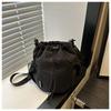 Bolso de Hombro con Bolsillo sin Cordón de Nylon para Mujer, Bolso Sencillo y Ligero para Teléfono Móvil, Bolso Cruzado de Estilo Literario Moderno y Casual