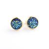 Aretes Gymnus de 10 mm acero inoxidable chapado en oro real racimo de cristal mineral aretes Gymnus AliExpress Amazon
