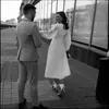 Fotografia de Viagem Luz Casamento 2026 Inverno Novo Estilo Casamento Manga Longa Ultra-Fada Simples Branco Vestido de Noite Fonte Ebay