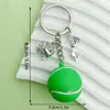 Llavero Colgante Creativo Transfronterizo de PVC Simulación de Voleibol, Fútbol, Rugby, Baloncesto, Tenis Accesorios Colgantes para Bolsas