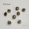 Botones de Ancla de Barco Retro Mini Bronce Antiguo de 4/5/6/7/8mm Hechos a Mano DIY Tela Pequeña Muñecas BJD de Tejido