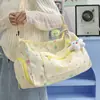 Bolso cruzado de mujer de alta calidad transfronterizo, estilo nuevo, Bolso de hombro colorido con estrellas, estilo universitario, Bolso de tela ligero de gran capacidad para estudiantes