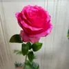 Ramo de Flores Artificiales Individuales Anna Rose, Flor de Seda Artificial para Arreglos de Boda, Flor de Plástico con Acabado de Alta Gama para Decoración