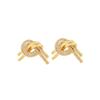Pendientes de estilo similar a los de la cuñada loca Chen Shuting Gao Ye, de alta calidad, ligeros, lujosos, con diseño de nicho, anudados y cómodos para mujer