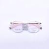 Óculos 520 Novo Estilo Coreano Marrom Frio para Homens e Mulheres com Armações Grandes Sem Maquiagem, Rosto Pequeno, Podem Ser Equipados com Lentes Anti-Luz Azul