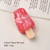 Acessórios de Resina DIY Desenho Animado, Cola de Creme de Sorvete Milkshake, Presilhas de Cabelo, Capas de Celular, Fivelas de Sapato, Chaveiros, Pingentes