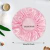 Touca de Banho Amazon Transfronteiriça, Impermeável de Camada Dupla, Touca de Banho Doméstica Feminina, Anti-Fumaça de Óleo, Cuidado Capilar, Quimioterapia, Padrão de Desenho Animado Peva