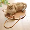 Tapete Arranhador de Gato de Corda de Algodão Fornecido pelo Fabricante, Resistente ao Desgaste, Espessado, Placa Arranhadora de Gato de Corda de Algodão Trançada, Bola de Brinquedo de Corda Lavável para Gato de Estimação