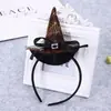 Novo Aro de Cabelo Chapéu de Bruxa de Halloween Props para Performance Infantil de Festival Acessórios de Cabelo para Festa à Fantasia Fábrica Toucas Quentes
