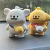 Novo Chaveiro Pingente de Desenho de Linha de Casal Famoso da Internet Tendência Alívio de Estresse Cachorro Desenho Animado Presente