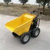 Novo modelo de exportação caminhão basculante de empurrar à mão, mini caminhão basculante manual com rodas, carrinho de carga e transporte para jardim