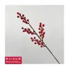 Flores Artificiales Doradas, Arreglo Floral de Cubeta de Bendición de Año Nuevo, Material Floral para Salón de Bodas de Eucalipto y Frutos de Acebo, Adornos Chinos