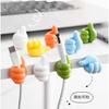 Gancho Creativo para Pulgar Organizador de Cables Multifunción Soporte para Cables Gancho de Almacenamiento Fuerte sin Rastro Recolector sin Perforación