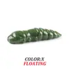 Isca Cross-Border Isca Macia Flutuante Truta Isca Macia PVC Salgada e com Cheiro de Peixe 18 Peças por Pacote 3,8cm