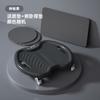 Quatro rodas silenciosa abdominal Fitness Plate Placa deslizante Masculino doméstico Abdominal Roll Abdominal Fitness Wheel Core Treinador de Força