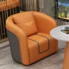 Sofá de negociación, mesa y sillas de recepción de oficina, juego para vestíbulo de hotel, área de recepción de tienda 4S, sofá individual tipo cabina