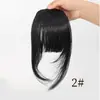 Peluca con Patillas, Línea de Cabello Natural y Flequillo Recto, Peluca de Fibra Sintética, Popular en Comercio Exterior, Ventas Transfronterizas Europeas y Americanas