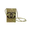 Bolsa Pequena para Celular Atacado 2022 Nova Tendência de Moda Primavera Pérola Sorridente Bolsa Transversal Mini Versátil Bolsa para Batom