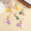 Etsy liga metálica pingente óleo gota coração de amor chaveiro de porta série liga metálica chaveiro de desenho animado criativo chaveiro de bolsa chave