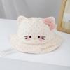Sombrero de Sol para Bebé Primavera, Otoño e Invierno Ala Ancha Sombrero de Sol para Niña Bebé Dulce y Lindo Sombrero de Pescador de Sol para Niña