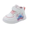 Zapatillas para Niñas 2026 Primavera y Otoño Nuevos Estilo de Dibujos Animados Lindos Zapatos para Niños Pequeños Suela Suave Versátiles Zapatos Blancos para Niños