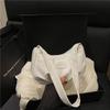 Bolso Sobaco Estilo Coreano 2025 Bolso Plisado Diseño Nicho para Mujer Textura Bolso de Hombro Moda Femenina Elegante a la Moda Simple