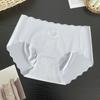 Ropa Interior Femenina Sin Costuras de Tacto Fresco Nuevo Verano Malla Fina Transpirable Pantalones Cortos de Malla Leche Seda Bragas Triángulo Algodón Puro Entrepierna