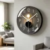 Reloj de pared minimalista estilo nórdico, decoración moderna para sala de estar, reloj redondo de cuarzo, segundero de barrido silencioso, para uso doméstico