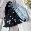Estilo de Menina para o InvernoDesign de nicho coreano mistura de lã estampa de veado de desenho animado jacquard tricotado cachecol quente moderno