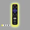 Venta Caliente de Amazon Cubierta para Control Remoto Roku Antideslizante Anti-Caída TCLRC280 Universal Luminosa de Silicona Cubierta Protectora