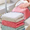 Direto da Fábrica Espesso Fleece Coral Xadrez Pano de Prato Forte Absorção de Água Remoção de Manchas Sem Soltar Fiapos Cozinha Casa Uso Pano de Lavar Louça