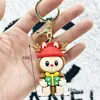 Llavero de Muñeca Labubu Navideño Transfronterizo Caja Sorpresa Colgante Llavero Labubu Accesorios Caja Sorpresa Colgante Navideño