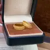 Anillo Chapado en Oro de 24 Quilates con Fuerte Retención del Color, Nuevo Estilo Chino, Artesanía Retro, Diseño de Moneda de Cobre Dorado, Simbolizando Riqueza