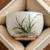 Taza Pequeña Arhat de Orquídea Pintada a Mano por el Fabricante Juego de Té Kung Fu de Cerámica Taza de Té para Mujer Taza Maestra Taza de Té Individual de Alta Gama