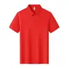 Camisas Polo de Alta Gama para Hombre y Mujer Verano 2026 Nuevo Estilo Sencillas y Versátiles Camisetas Casual de Negocios de Manga Corta de Seda de Hielo con Cuello