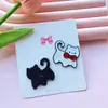 Nuevo Gatito Hueso de Pescado Acrílico Accesorios DIY Joyería Funda de Teléfono Celular Parche para Agujero en Zapato Pasador Accesorios para el Cabello Material