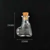Venta al por mayor del fabricante Mini Botella Transparente de Deriva, Botella de los Deseos, Botella Pequeña de Vidrio con Corcho, Botella Colgante, Botella de Perfume, Colgante para Teléfono