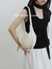 2026 Nuevo Modelo Bolso Croissant de Piel de Vaca Texturizada Bolso Media Luna Bolso de Hombro Debajo del Brazo Bolso Hobo Hombro Bolso Tote Universal Bolso de Mujer