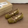 Sapatilhas de Ballet Aumentadoras de Altura 4cm 2026 Sapatos Mary Jane Franceses para Mulheres Novo Laço Plano Dedo Quadrado de Verão