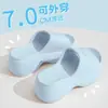 Pantuflas de Suela Gruesa para Mujer para Verano Uso en Exteriores 2026 Nueva Moda que Aumentan la Altura Antideslizantes Sandalias de Playa Eva