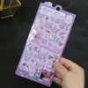 Pegatinas Divertidas de Relieve Estéreo de Dibujos Animados Pegatinas de Relieve 3D Piedra Preciosa Cristal Diamante Pegatinas Decorativas Lindas para Niños