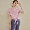 Nueva Camiseta Deportiva Ligera de Secado Rápido Manga Corta para Mujer Ropa de Yoga Blusa Holgada Talla Grande Ropa de Fitness Top Verano