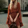 Ropa de Mujer Transfronteriza Europea y Americana Nueva Otoño 2026: Elegante y Estiloso Conjunto de Dos Piezas con un Vestido y una Camisola