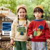 [combinação de suéter] suéter de bebê inverno roupas infantis vestuário infantil de inverno meninas meninos casaco com forro de fleece bebês