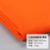 Lona de poliéster-algodón de color personalizada, lona de hilo teñido de 12 oz para bolsas de mano y equipaje, lona negra natural y semiblanqueada