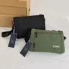 Bolso cruzado pequeño de estilo workwear simple con múltiples bolsillos con cremallera, bolso de hombro casual para hombre de tela Oxford para ir de compras