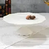 Estilo europeu estilo palácio retrô cerâmica branca prato de frutas prato de bolo prato de casamento prato de servir taça de dim sum prato defeito