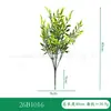 Planta Artificial de Eucalipto Pacote de Plástico Série Samambaia Persa Grama da Primavera Planta Verde em Vaso Paisagismo Samambaia Persa de Alta Simulação